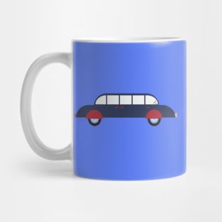 Little blue limo car Mug